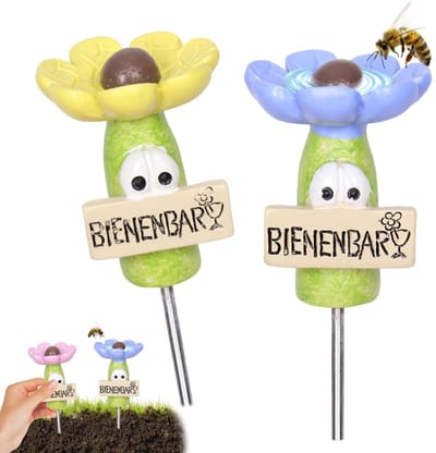Dailygoods- Bijendrinkbak Milieuvriendelijk - Keramische Drinkbak - Insectendrinkbak - Vlinderdrinkbak - Tuinaccessoire - Compact Design