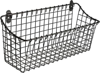 Grote Grijze Muurbeugel voor Kruidenset - Functionele Keukenplank en Organiser voor Potjes, Specerijen en Kruiden - 40cm W×14cm D×18.5cm H Drijvende Opbergruimte voor Keuken