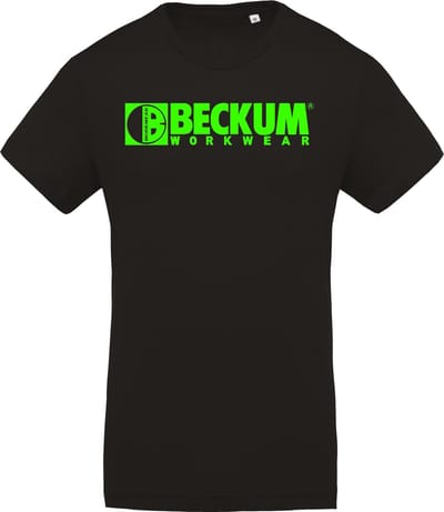 Beckum Workwear EBTS04 T-shirt met logo Zwart M