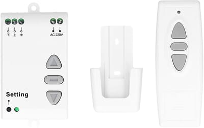 OmGoods - Dailygoody - Projectiewandcontroller - Draadloze afstandsbediening - Hoog gebruiksgemak - Compact formaat - Voor elektrische gordijnen - Geschikt voor