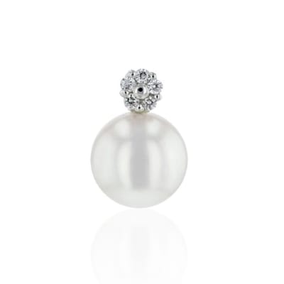 Luna-Pearls - 202.1410 - Hanger - Zoetwater gekweekte parel 8-8.5mm - 14K witgoud