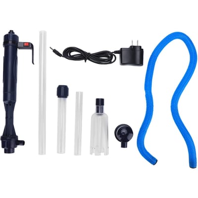 Siphon électrique pour changement d'eau, pompe, nettoyeur de gravier, filtre pour aquarium white