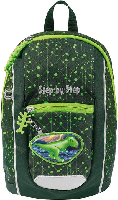 Step by Step Rugzak Kiga Mini Backpack 6L Dino Nilo Donkergroen