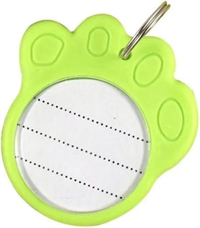 DIY Hondenpenning |Naamplaatje Hond|Identity tag| Set van 2 | Groen