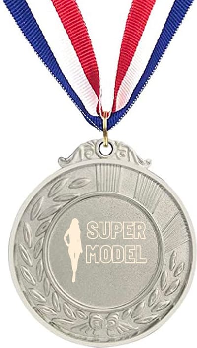 Akyol - super model medaille zilverkleuring - Model - familie vrienden - cadeau
