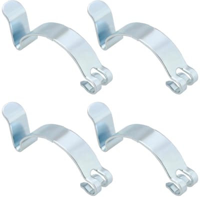 Cosensi - Dailygoods - Dailygoody - Luchtfilter Clips - Universele Auto Cleaner Klem - Zilver - Auto Accessoires - 4 Stuks - Geschikt voor de meeste voertuigen