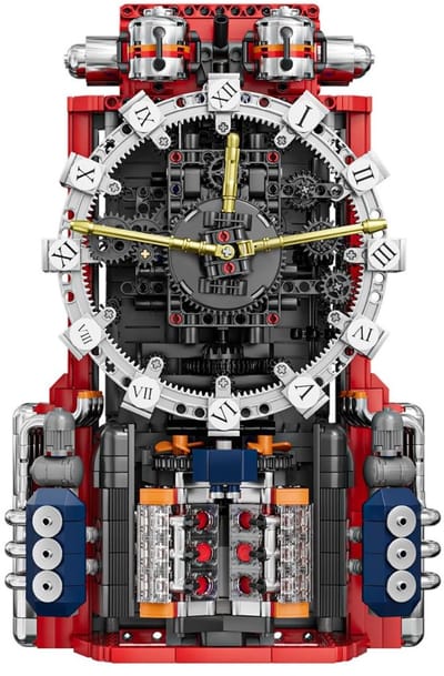 Mould King Cyberpunk Mechanisch Horloge 10187