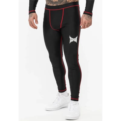 Tapout T-Shirt Grainstone Funktionsleggings schmale Passform Black/White/Red-M