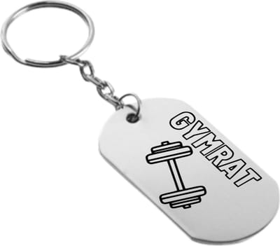 Akyol - gym rat sleutelhanger - Sport - familie vrienden - cadeau - 54 x 29mm