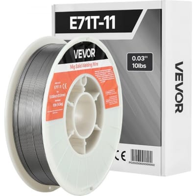 VEVOR Gevulde Lasdraad 0,8 Mm, Mig-Lasdraad E71t-11, 4,5 Kg Gasloze Draadspoel Voor Constructiestaal Met Minimale Spatvorming Voor Alle Lasposities, Zelfbeschermend Voor Gebruik Buitenshuis, 1 Stuk.