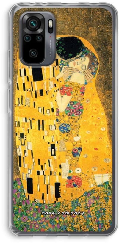 Case Company® - Hoesje geschikt voor Xiaomi Redmi Note 10 Pro hoesje - Der Kuss - Soft Cover Telefoonhoesje - Bescherming aan alle Kanten en Schermrand