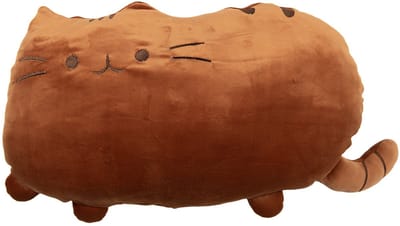 Clayre & Eef Sierkussen Kat 40x5x28 cm Oranje Polyester