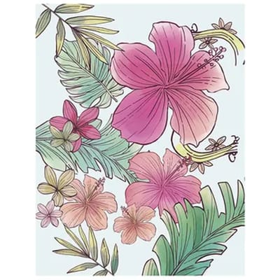 Komar Poster Ariel Bloemen 40 X 50 Cm