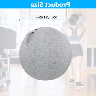 Yoga Ball Cover 21.6 inch - Beschermhoes voor Fitnessbal, Balansbal en Zitbal - Ideaal voor Yoga en Schoonmaakzorg