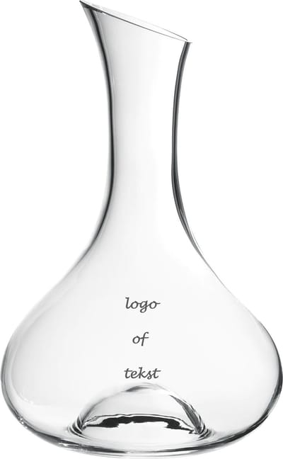 Decanteerkan/karaf graveren met tekst OF logo voor speciale gelegenheid met uw tekst of logo of afbeelding