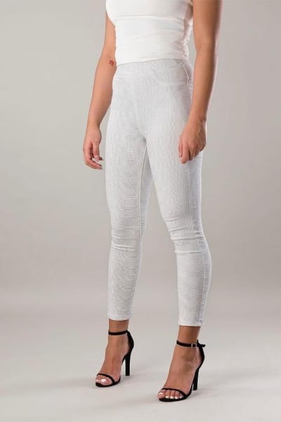 New Star dames trekking broek Rigi grijs/wit geruit - maat 30