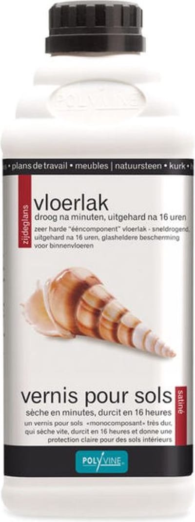 Vloervernis Polyvine zijdeglans 1 liter