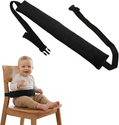 Veiligheidstuigje Baby - Draagbare Riem - Veilig Eten - Universeel Verstelbaar - 6-36 Maanden - Zwart