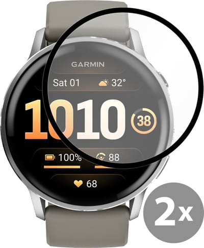 Just in Case screenprotector geschikt voor Garmin Venu 4 (41mm) - 2 stuks