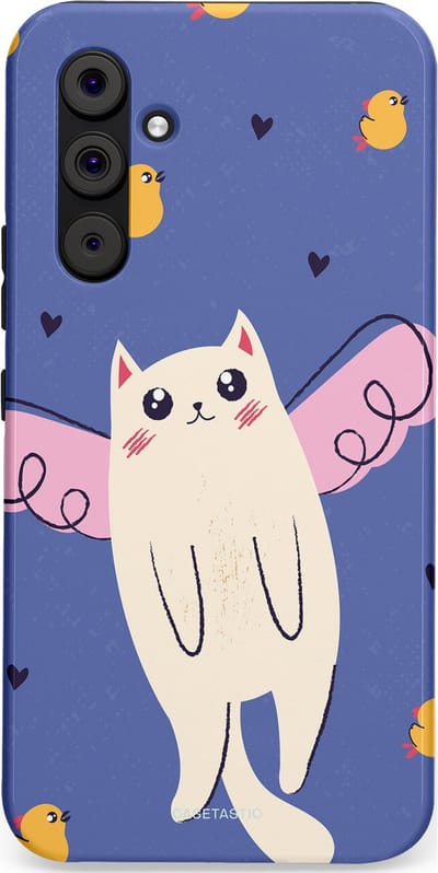 Casetastic Hoesje Geschikt voor Samsung A54 (5G) - Stijlvolle Beschermende Duo-layer Case - Kuikendief
