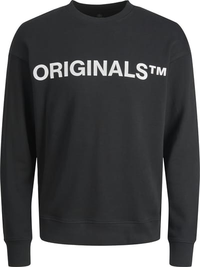 Jack & Jones sweater jongens - zwart - JORclean - maat 152