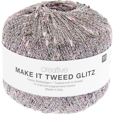 Rico Design Creative "Make It Tweed Glitz" - Roze