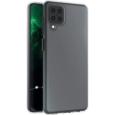 Mocaa Samsung Galaxy A12 Slank Telefoonhoesje  Transparant