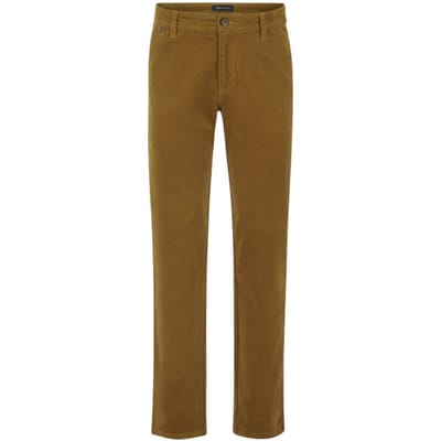 Babista herren Corduroy Broek - 26 - donkergeel - Plus Size