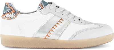 GABOR DAMES SNEAKERS WIT 83.301.11 WHITE/LATTE/PETROL MAAT 5
