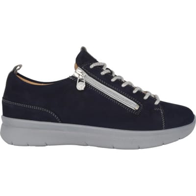 Ganter Kira - dames sneaker - Blauw - maat 38.5 (EU) 5.5 (UK)