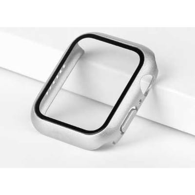 123watches hardcase Aegix - zilver - 46 mm - Geschikt voor Apple Watch series 1/2/3/4/5/6/7/8/9/10/11/12/SE/SE2/SE3/Ultra/Ultra 2/Ultra 3/Ultra 4
