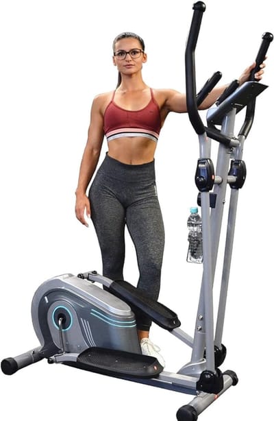 MMP® Crosstrainer - Crosstrainers - Crosstrainer Fitness - Grijs - 120cm x 50cm x 160cm