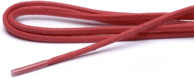 ARIESZZZ veters 75 cm - Veters Rond - Rood - Wax - 75 cm - 2 mm - 4-6 gaatjes - 2 Pack
