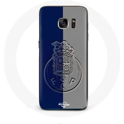 Coque - MANIACASE - Samsung Galaxy S6 - Souple - Bleu et gris - Protection et décoration
