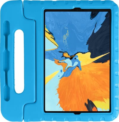 Hoes - Geschikt voor Apple iPad Pro (2020) - 11 inch - Kinderhoes Shockproof Bumper - Kidsproof Case - Tablet Hoesje - Kinder Hoesje Cover - Blauw