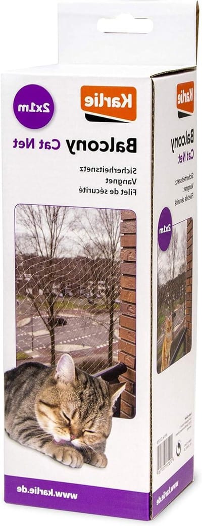 Kattenbeschermingsnet - Balkonnet Kat - Veilig Balkon - Scheurbestendig Garen - 2 m X 15 m - Transparant