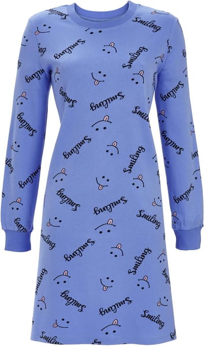Ringella – Happy Look – Nachtkleed – 5511029 – Milky Blue – Maat 36