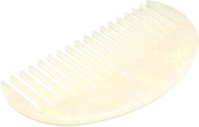 Brede Haarkam - Tandkam Styling - Dagelijks Haar - Comfortabele Grip - 11.8 cm - Wit