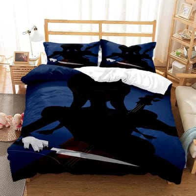 Mercredi Addams Dramas Américains Literie Imprimée en 3D Ensemble de Literie Queen Doux et Confortable Ensemble de Literie Taille King Personnalisé EU single(135x200cm)