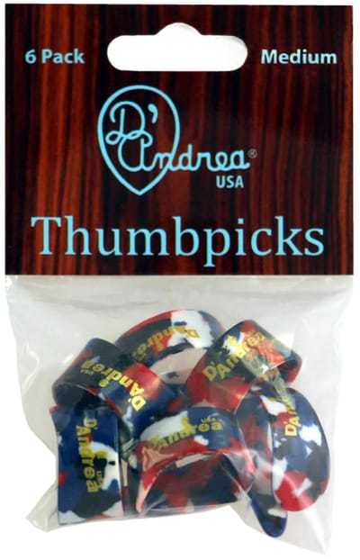 D'Andrea - Medium - Duimplectrum - Multicolor - 6-pack