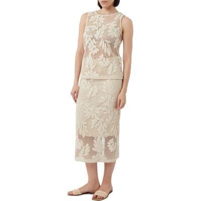 Comma Blouses Offwhite Maat: 44 | Blouses Outlet | Dames | Beige