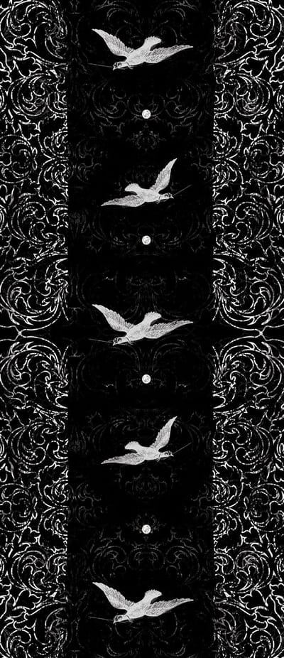 Modern Pattern Birds Photo Wallcovering