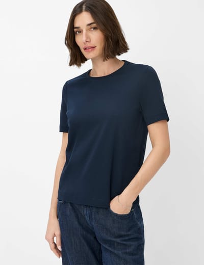 Brax Dames Shirt  Style CIRA navy, donkerblauw, maat 32