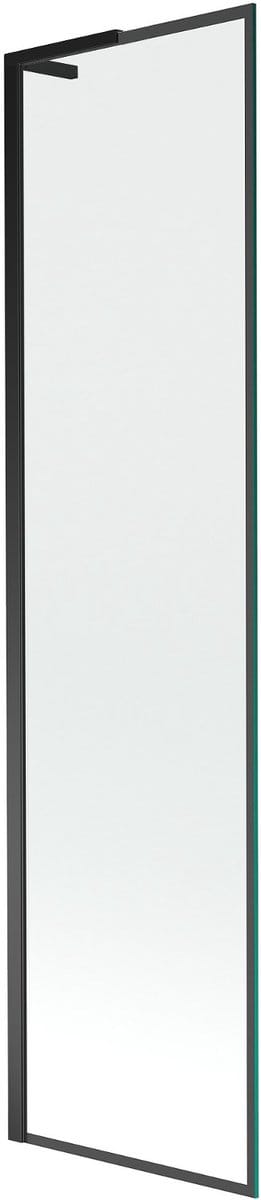 Mexen Next L badwand 1-delig 50 x 150 , zwart frame, zwart - 895-050-000-03-70-70