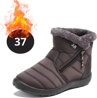 Nivard Snowboots - Sneeuwschoenen - Sneeuwboots - Dames - Wintersport - Ski - Skischoenen - Koffie - 37