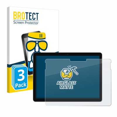 BROTECT - Screenprotector voor Microsoft Surface Go 4 - Folie Beschermfolie Beschermglas matte 3 Stuks
