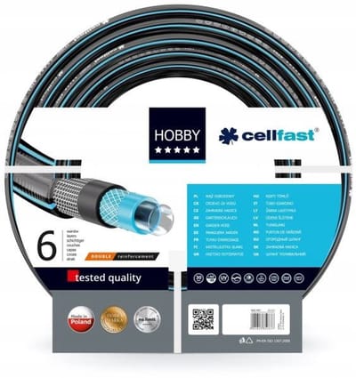 Cellfast HOBBY ATS Serie - Tuinslang - 1/2" - 60m - UV Bestendig - Anti-Algen