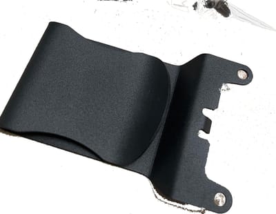 Zebra belt clip, metal