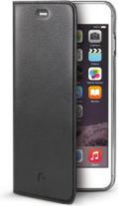 Celly Case Air PU iPhone 6/6S Black