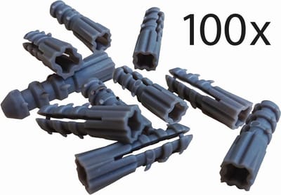 TQ4U Nylon pluggen 8 x 30 mm | 100 stuks
